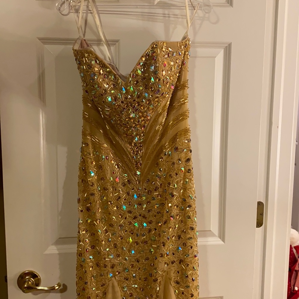 Beautiful Gold formal gown